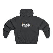 Load image into Gallery viewer, Metal Saved My Life (Men&#39;s Hooded Sweatshirt)
