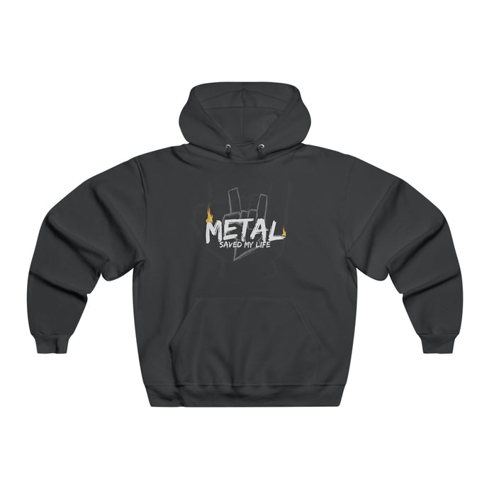 Metal Saved My Life (Men's Hooded Sweatshirt)