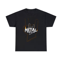 Load image into Gallery viewer, METAL SAVED MY LIFE (Unisex short sleeve tee)
