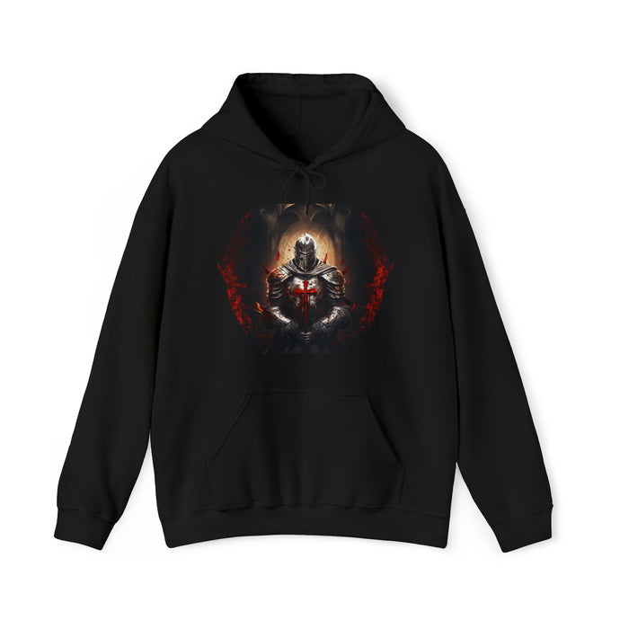 More Than Conqueror Knight (Unisex Hooded Sweatshirt)
